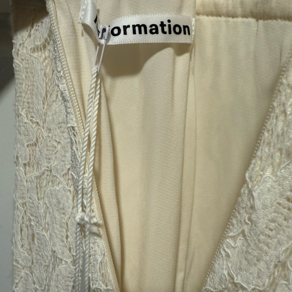 NWT Reformation Hestia Dress Ivory Wedding Dress Size8 - Picture 11 of 13